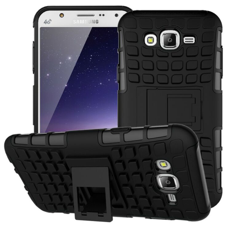 Защитная накладка UniCase Hybrid X для Samsung Galaxy J7 (J700) / J7 Neo (J701) - Black: фото 1 из 9