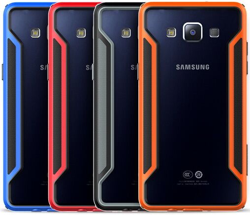 Защитный бампер NILLKIN Armor-Border для Samsung Galaxy A5 (A500) - Orange: фото 6 из 16