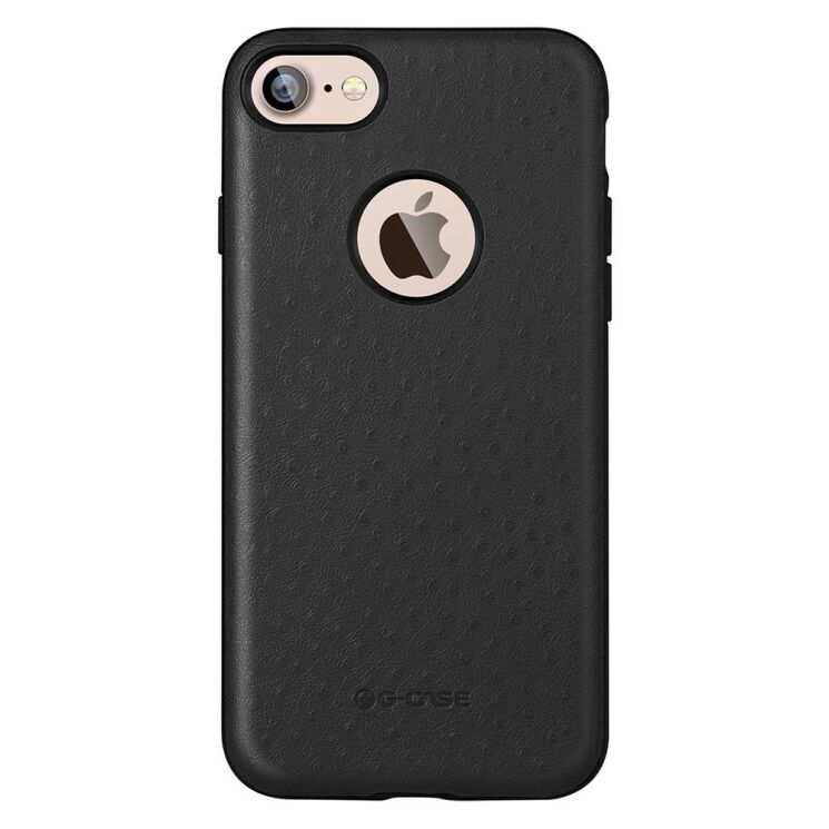 Захисний чохол G-Case Ostrich Skin для iPhone 7 - Black: фото 1 з 19