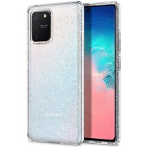 Защитный чехол Spigen (SGP) Liquid Crystal Glitter для Samsung Galaxy S10 Lite (G770) - Crystal Quartz: фото 1 из 10