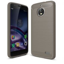Захисний чохол UniCase Carbon для Motorola Moto E4 - Gray: фото 1 з 8