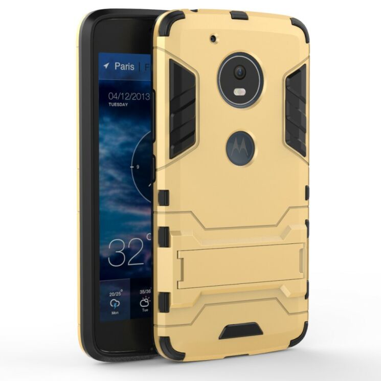 Захисний чохол UniCase Hybrid для Motorola Moto G5 - Gold: фото 2 з 8