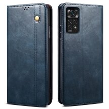Защитный чехол UniCase Leather Wallet для Xiaomi Redmi Note 11 Pro Global (4G/5G) / 11E Pro / 12 Pro - Blue: фото 1 из 11