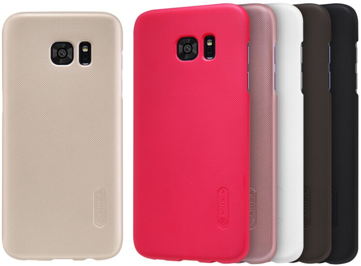 Накладка NILLKIN Frosted Shield для Samsung Galaxy S7 edge (G935) - Pink: фото 7 из 15
