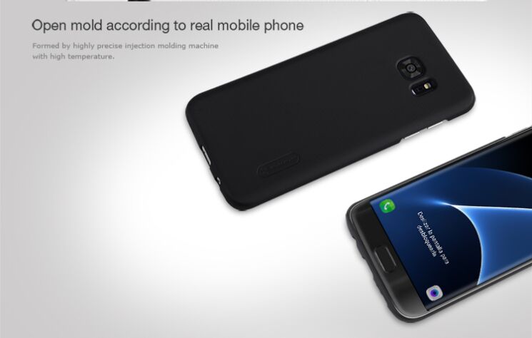 Накладка NILLKIN Frosted Shield для Samsung Galaxy S7 edge (G935) - Black: фото 12 з 15