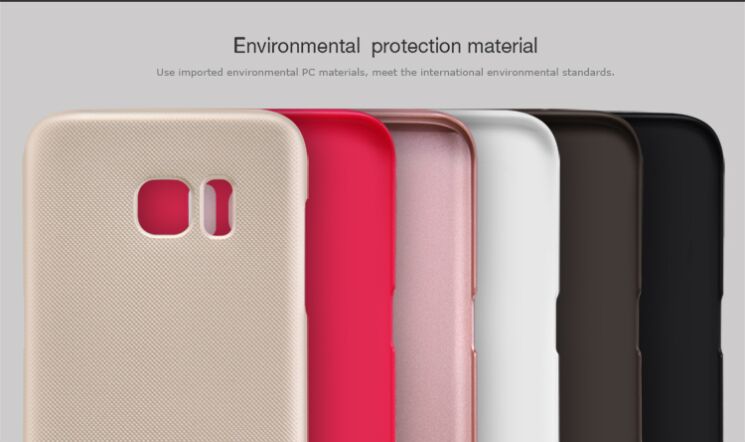 Накладка NILLKIN Frosted Shield для Samsung Galaxy S7 edge (G935) - Pink: фото 10 з 15