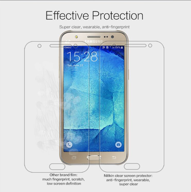 Защитная пленка Nillkin Clear для Samsung Galaxy J7 (J700) / J7 Neo (J701): фото 2 из 7