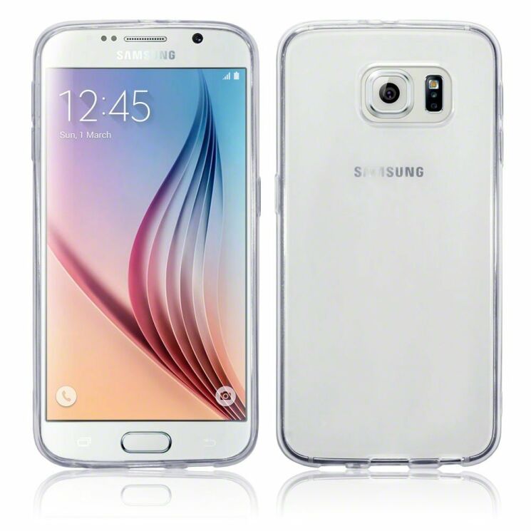 Deexe UltraSlim! Силиконовая накладка для Samsung Galaxy S6 (G920): фото 2 из 6