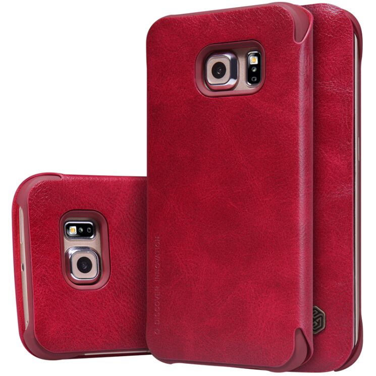 Чохол NILLKIN Qin Series для Samsung Galaxy S6 edge (G925) - Red: фото 1 з 16