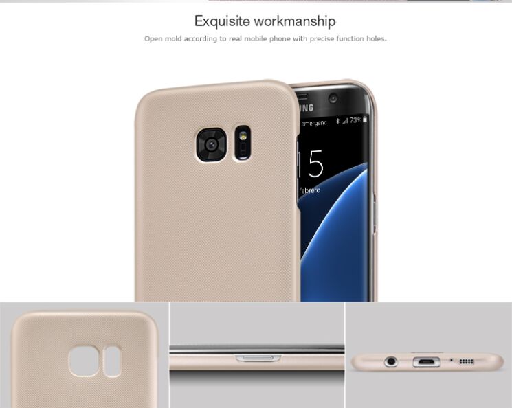 Накладка NILLKIN Frosted Shield для Samsung Galaxy S7 edge (G935) - White: фото 15 з 15