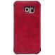 Чехол NILLKIN Qin Series для Samsung Galaxy S6 edge (G925) - Red (S6-2577R). Фото 6 из 16