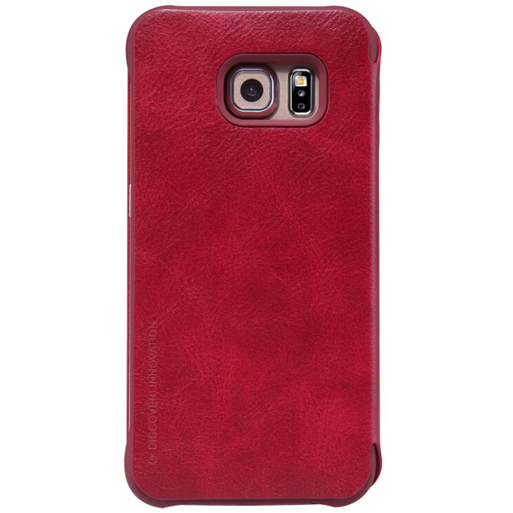 Чехол NILLKIN Qin Series для Samsung Galaxy S6 edge (G925) - Red: фото 6 из 16