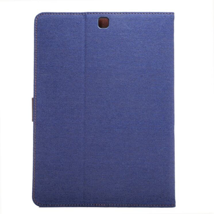 Чохол Deexe Denim Texture для Samsung Galaxy Tab S2 9.7 (T810/815) - Blue: фото 3 з 7