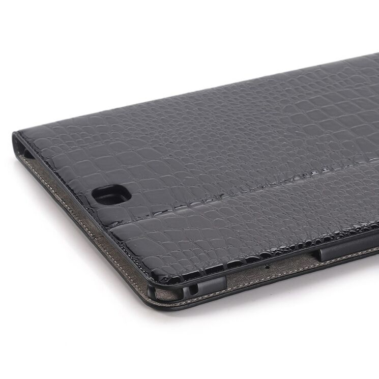 Чехол Deexe Crocodile Style для Samsung Galaxy Tab A 9.7 (T550/551) - Black: фото 5 из 6