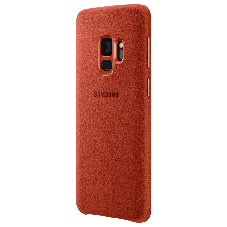Чехол Alcantara Cover для Samsung Galaxy S9 (G960) EF-XG960AREGRU - Red: фото 2 из 3