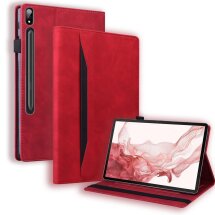 Чехол Deexe Business Style для Samsung Galaxy Tab S9 Ultra (X910/916) - Red: фото 1 из 8