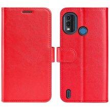 Чехол-книжка Deexe Wallet Style для Nokia G11 Plus - Red: фото 1 из 6