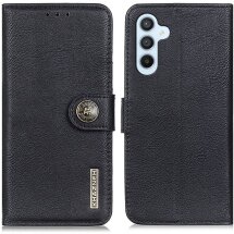 Чехол-книжка KHAZNEH Wallet Cover для Samsung Galaxy A15 (A155) - Black: фото 1 из 8
