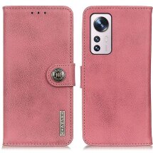 Чехол-книжка KHAZNEH Wallet Cover для Xiaomi 12 Lite - Pink: фото 1 из 11