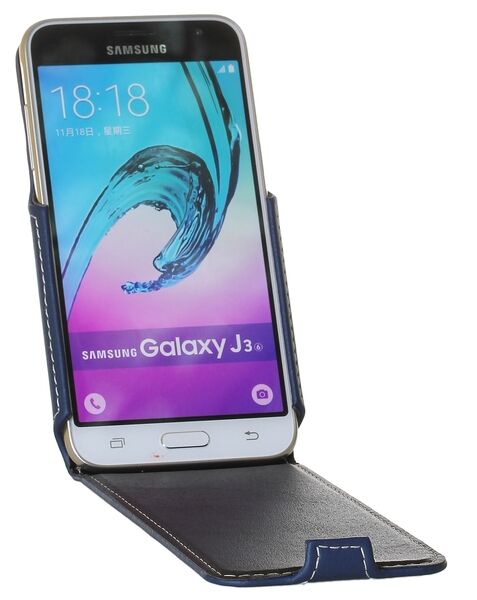 Чехол RED POINT Flip Case для Samsung Galaxy J3 2016 (J320) - Blue: фото 3 из 5