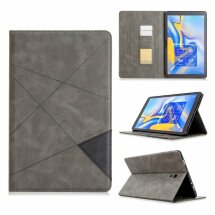 Чохол UniCase Geometric Style для Samsung Galaxy Tab A 10.5 (T590/595) - Grey: фото 1 з 10