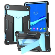 Чехол UniCase Hybrid Stand для Lenovo Tab M10 (Gen 3) TB328 - Black / Blue: фото 1 из 5