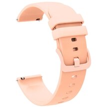 Ремінець Deexe Soft Silicone для годинників з шириною кріплення 18 мм - Pink: фото 1 з 7