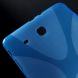 Силиконовая накладка Deexe X-Shaped для Samsung Galaxy Tab E 9.6 (T560/561) - Blue (100203L). Фото 5 з 7