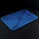 Силиконовая накладка Deexe X-Shaped для Samsung Galaxy Tab E 9.6 (T560/561) - Blue (100203L). Фото 4 из 7