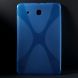 Силиконовая накладка Deexe X-Shaped для Samsung Galaxy Tab E 9.6 (T560/561) - Blue (100203L). Фото 2 з 7