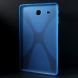 Силиконовая накладка Deexe X-Shaped для Samsung Galaxy Tab E 9.6 (T560/561) - Blue (100203L). Фото 3 з 7