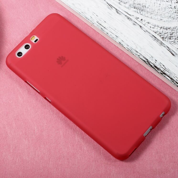 Силиконовый (TPU) чехол Deexe Soft Case для Huawei P10 Plus - Red: фото 3 из 5