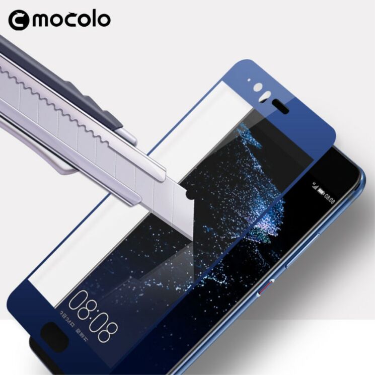 Захисне скло MOCOLO 3D Silk Print для Huawei P10 - White: фото 4 з 7