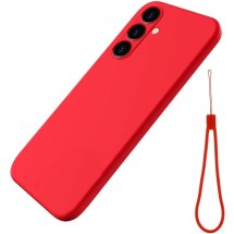 Защитный чехол Deexe Silicone Case для Samsung Galaxy A25 (A256) - Red: фото 1 из 8