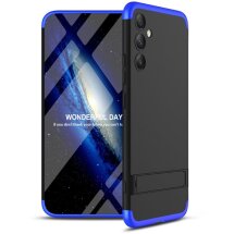 Защитный чехол GKK Double Dip Case X для Samsung Galaxy A34 (A346) - Black / Blue: фото 1 из 9