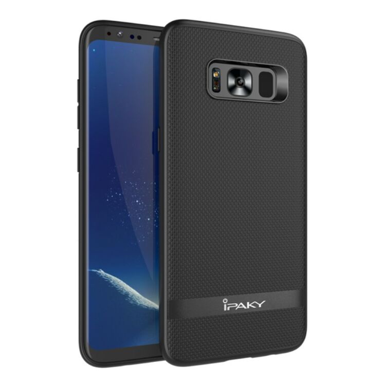 Захисний чохол IPAKY Protective Cover для Samsung Galaxy S8 - Black: фото 1 з 11