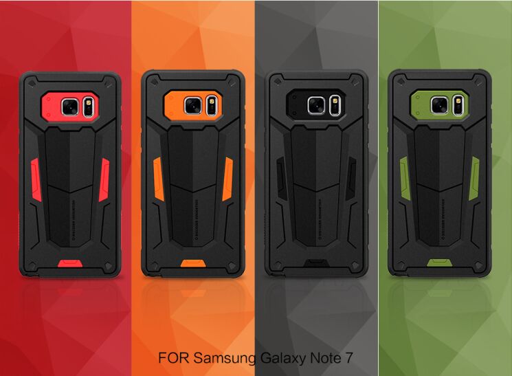 Защитный чехол NILLKIN Defender II для Samsung Galaxy Note 7 (N930) - Orange: фото 7 из 14