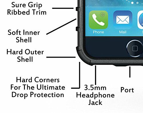 Захисний чохол UniCase Hybrid X для Samsung Galaxy S6 (G920) - Black: фото 2 з 5