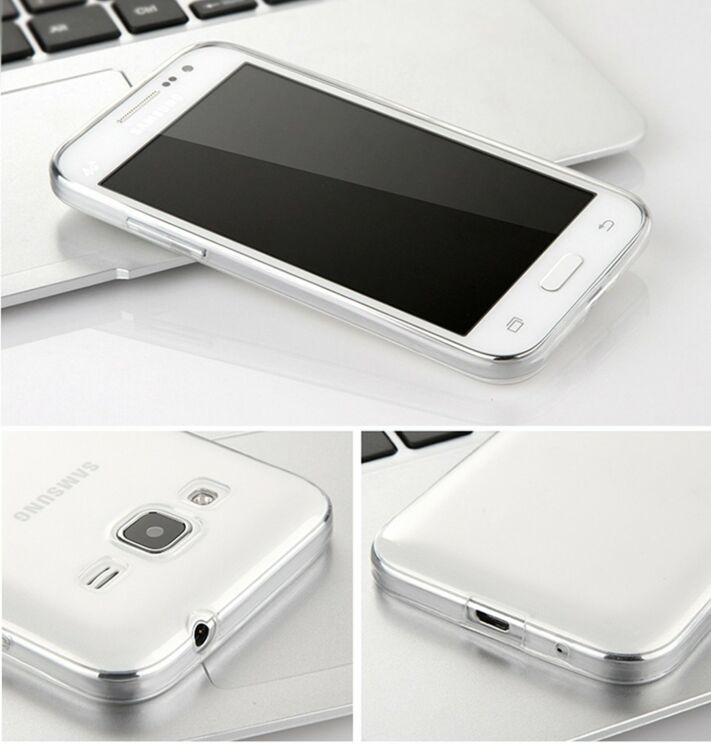 Силиконовая накладка Deexe UltraSlim для Samsung Galaxy Core Prime (G360/361): фото 7 з 7
