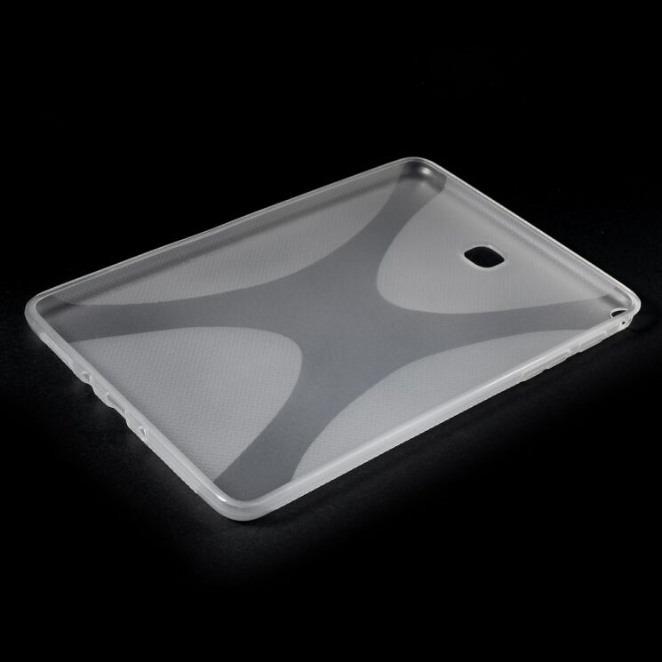 Силиконовая накладка Deexe X-Shaped для Samsung Galaxy Tab A 8.0 (T350/351) - Transparent: фото 3 з 6