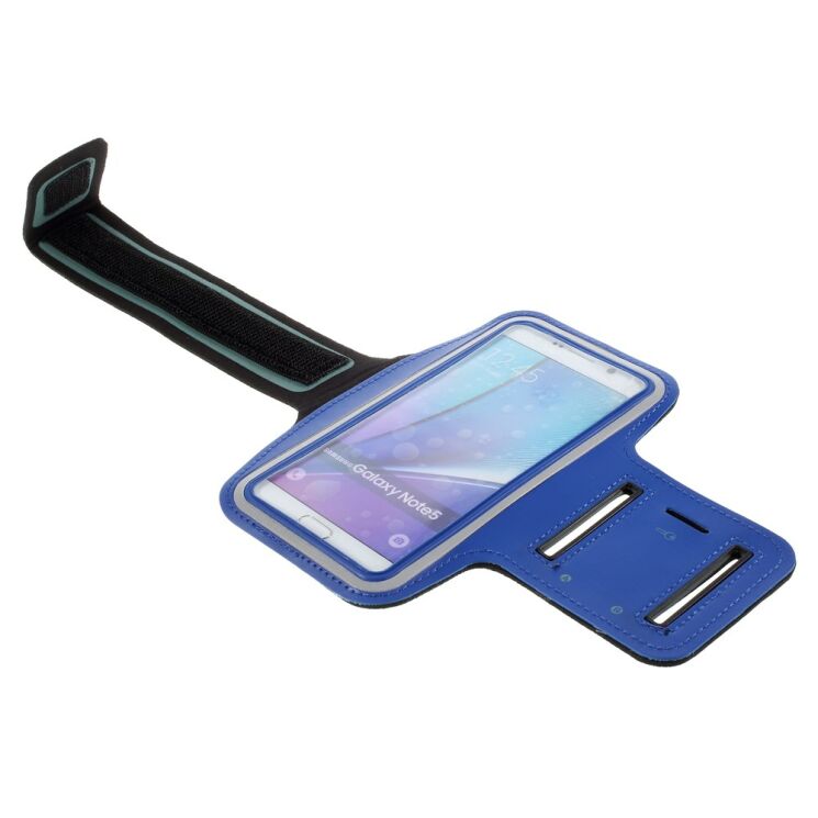 Чохол на руку UniCase Run&Fitness Armband L для смартфонів шириною до 86 мм - Dark Blue: фото 4 з 9