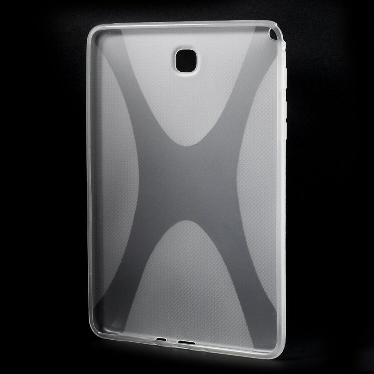 Силиконовая накладка Deexe X-Shaped для Samsung Galaxy Tab A 8.0 (T350/351) - Transparent: фото 2 з 6