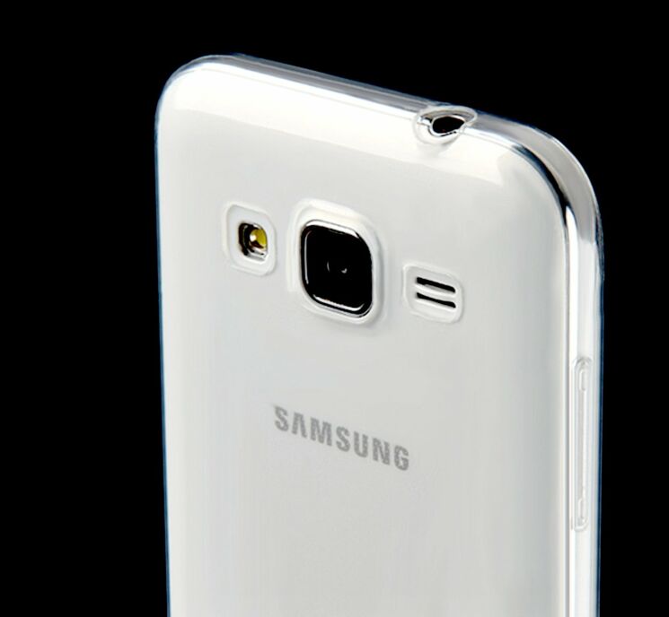 Силиконовая накладка Deexe UltraSlim для Samsung Galaxy Core Prime (G360/361): фото 3 из 7