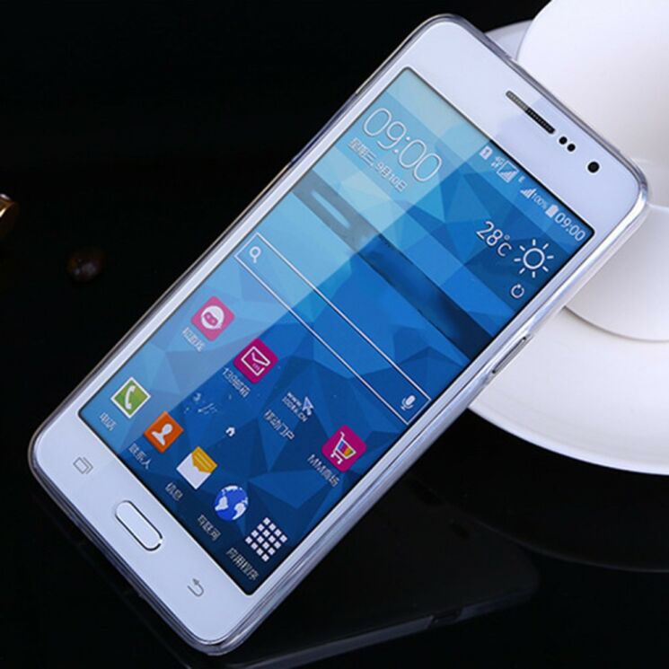 Силиконовая накладка Deexe UltraSlim для Samsung Galaxy Grand Prime (G530/531): фото 2 из 7