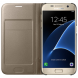 Чехол LED View Cover для Samsung Galaxy S7 (G930) EF-NG930PFEGRU - Gold (115210F). Фото 3 из 8