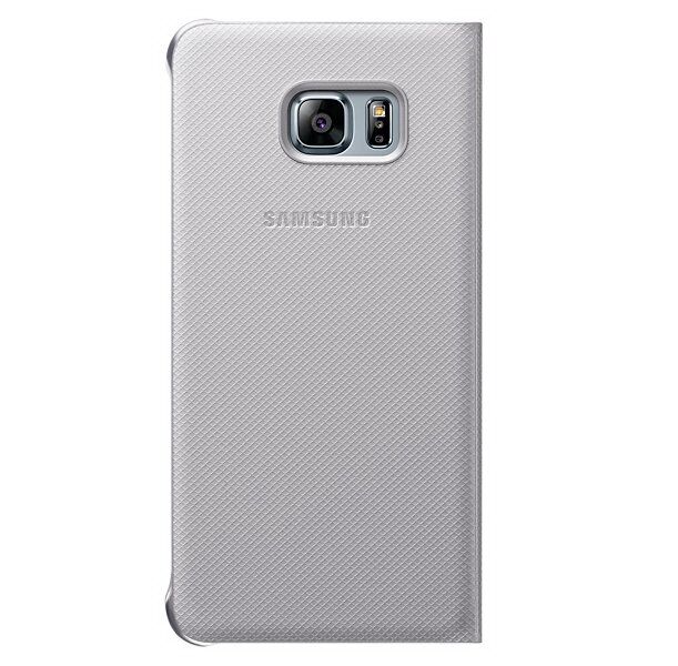 Чохол Flip Wallet для Samsung Galaxy S6 edge+ (EF-WG928PBEGWW) - Silver: фото 3 з 5