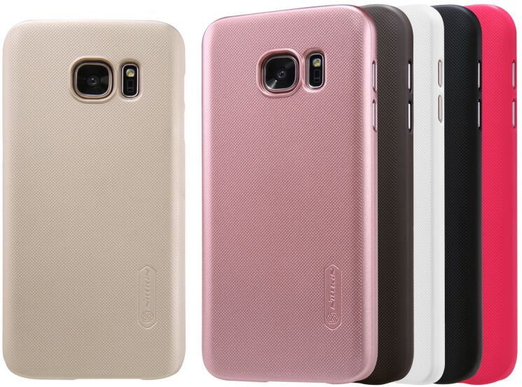 Накладка NILLKIN Frosted Shield для Samsung Galaxy S7 (G930) - Pink: фото 7 з 16