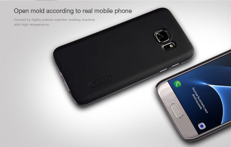 Накладка NILLKIN Frosted Shield для Samsung Galaxy S7 (G930) - Black: фото 12 з 16