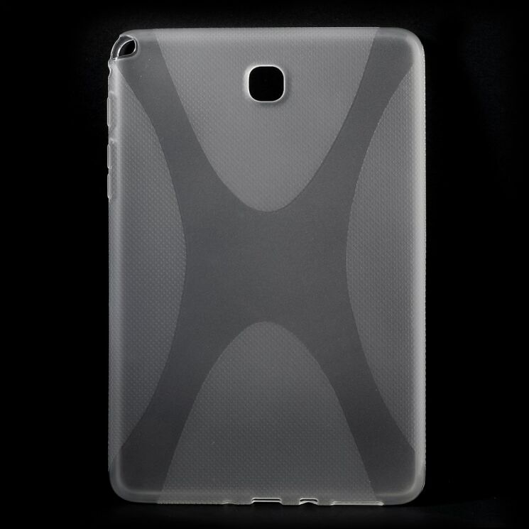 Силиконовая накладка Deexe X-Shaped для Samsung Galaxy Tab A 8.0 (T350/351) - Transparent: фото 1 из 6