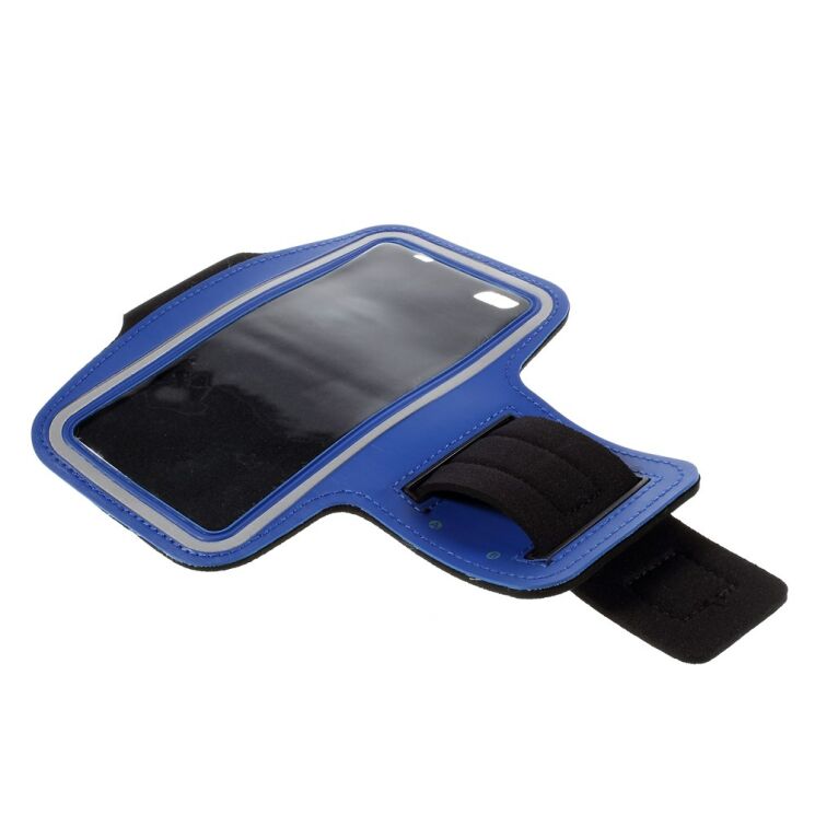 Чехол на руку UniCase Run&Fitness Armband L для смартфонов шириной до 86 мм - Dark Blue: фото 5 из 9